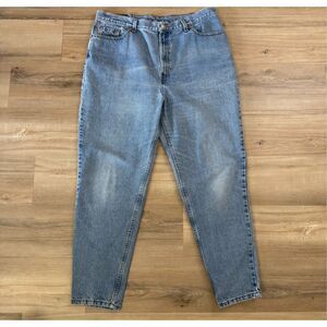Vintage 90s Levi’s 550 Relaxed Fit Tapered Leg Blue Jeans Classic Mens Size 38